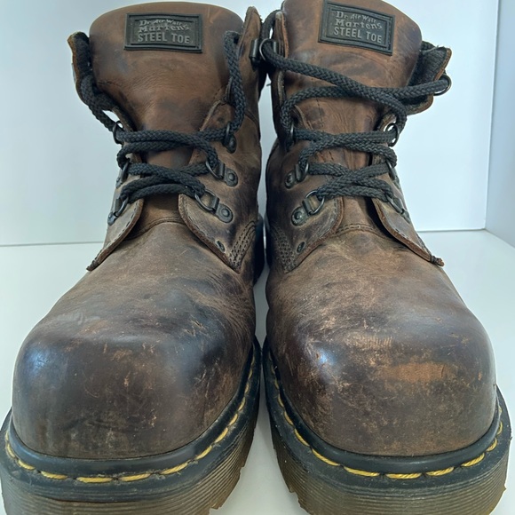 Dr Martens Steel Toe Industrial Boots - Picture 1 of 7